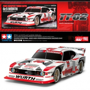 1/10 R/C Ford Zakspeed Turbo Capri Gr.5 Würth (TT-02)